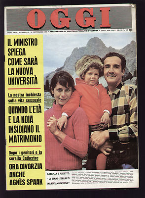 HEUTE 39/1968 MASIERO GASSMAN TINA AUMONT ANOUK AIMEE FIRESTONE BREMEN REIFEN