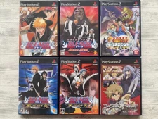 SONY PS2 Bleach Blade Battlers & Tamashii  & Yabou & Darkness Century Elemental