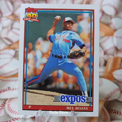 1991 Topps 40 Years - Mel Rojas #252 - Montreal Expos