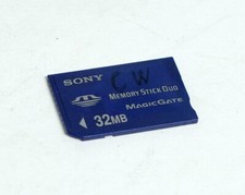 Sony 32MB 32 MB Memory Stick Duo MagicGate Card Used