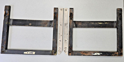 NICE PAIR OF USED ORIGINAL PORSCHE 356A SPEEDSTER SEAT BASE UNITS W INNER RAILS