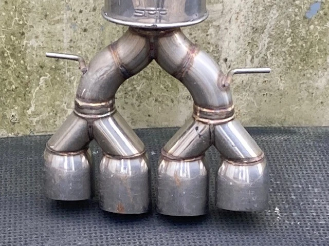 17-20 Honda Civic SI Coupe 1.5L Rear 3" Street Catback Exhaust Centered Mufflers - Image 3 of 4