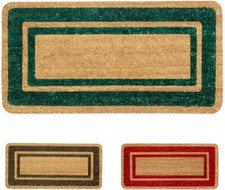 Zerbino Cocco 40x80 Rosso Marrone Verde – Tappeto Ingresso Antiscivolo