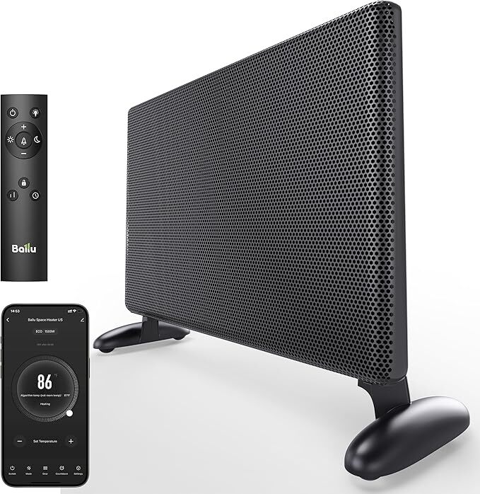 Ballu Mica Infrared Space Heater Indoor Use,1500W