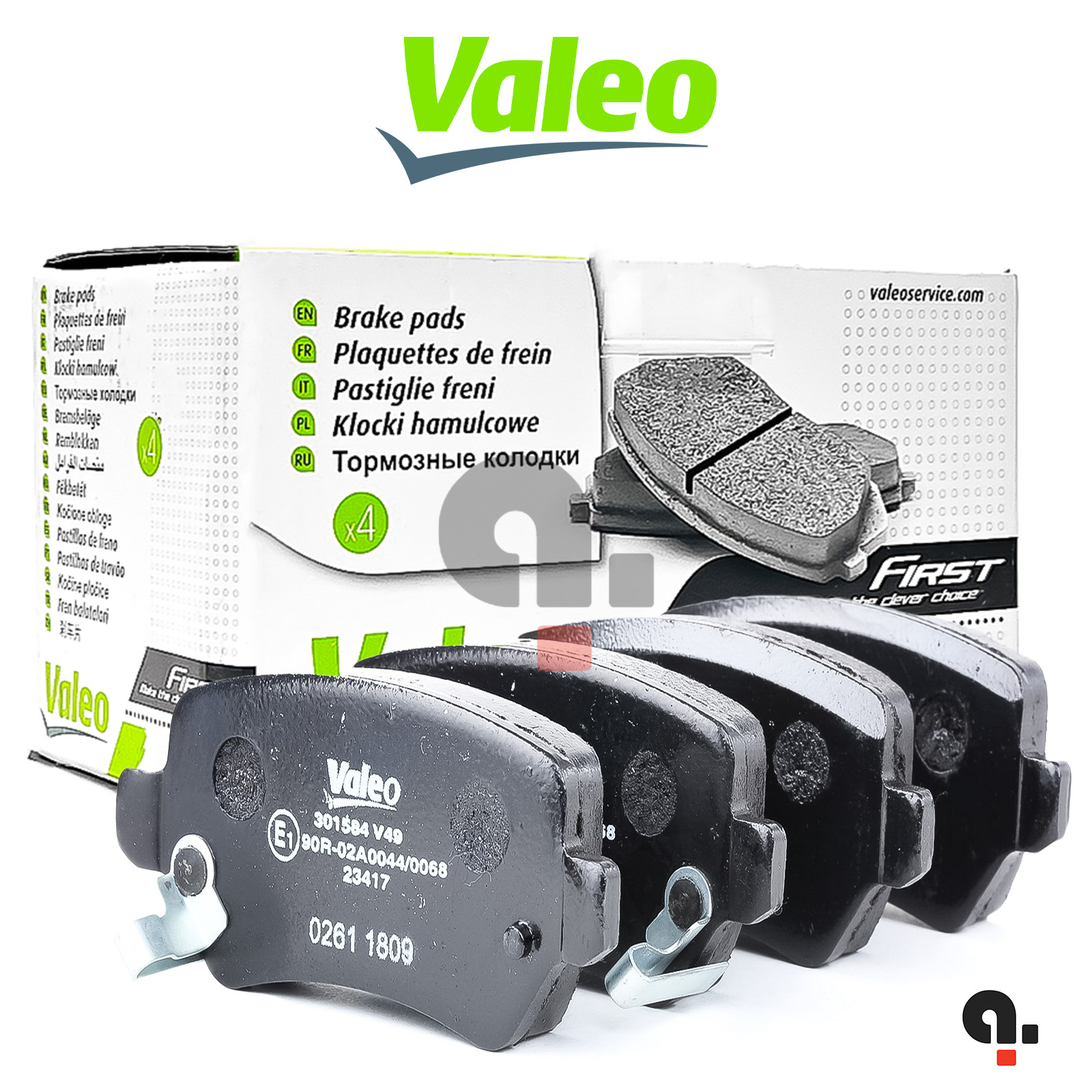 Kit Pastiglie Freno Posteriori Valeo Per Opel Astra Corsa Combo Zafira Meriva