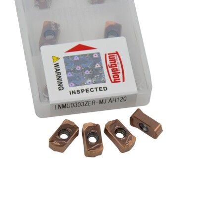 10pcs (1 box)  LNMU0303ZER-MJ AH120 Milling insert CNC Free Shipping LNMU