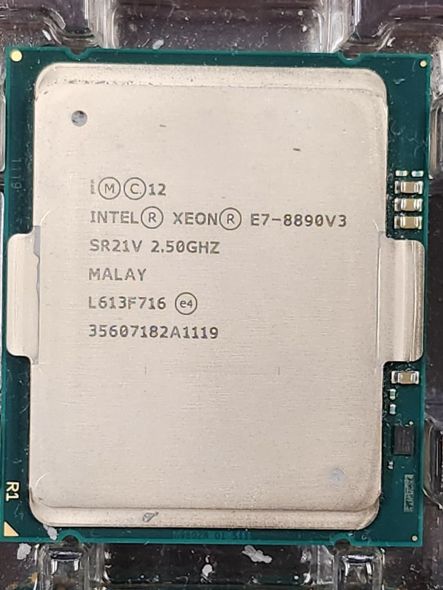 Intel XEON E7-8890 V3 SR21V 2.50GHZ 45MB L3 Cache 18 Cores LGA2011