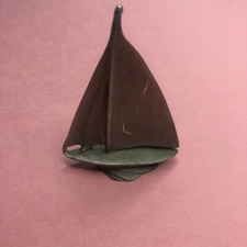 Vintage Miniature Pewter Rawcliffe Sailboat 1977, 3" tall