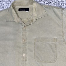 Nat Nast Luxury Originals Bowling Camp Shirt M Silk Cotton Blend Machine Wash