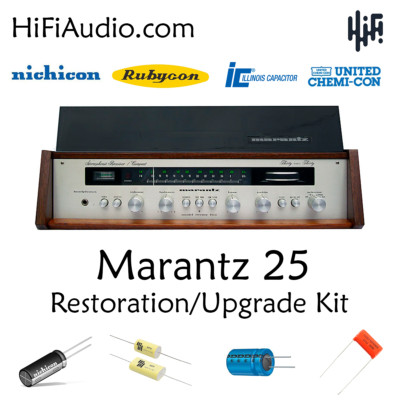 Marantz model 25  rebuild restoration recap service kit fix repair capacitor