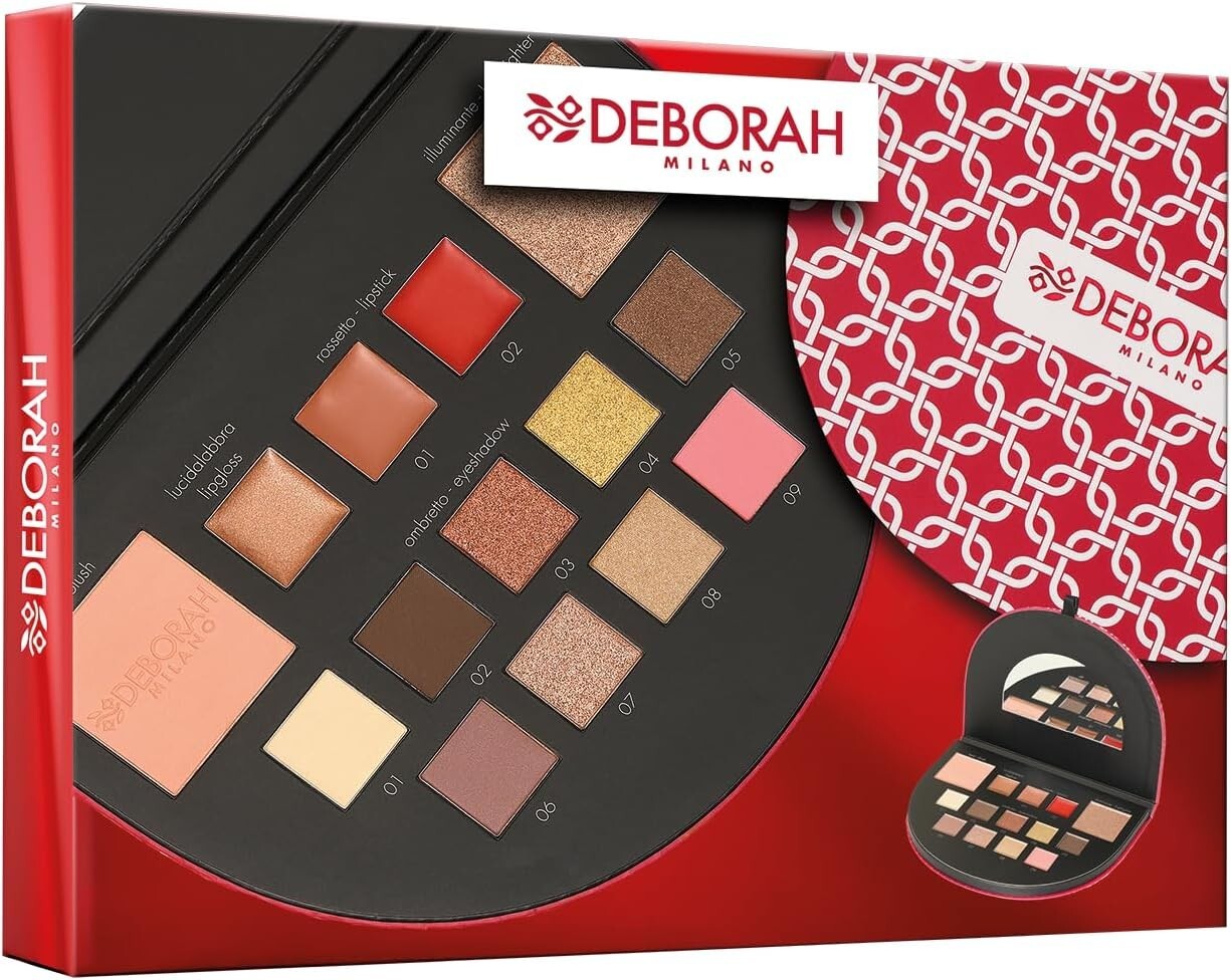 Deborah Milano Trousse Set Regalo Donna Make Up Beauty Gift n.1 Mini Toni CaldI