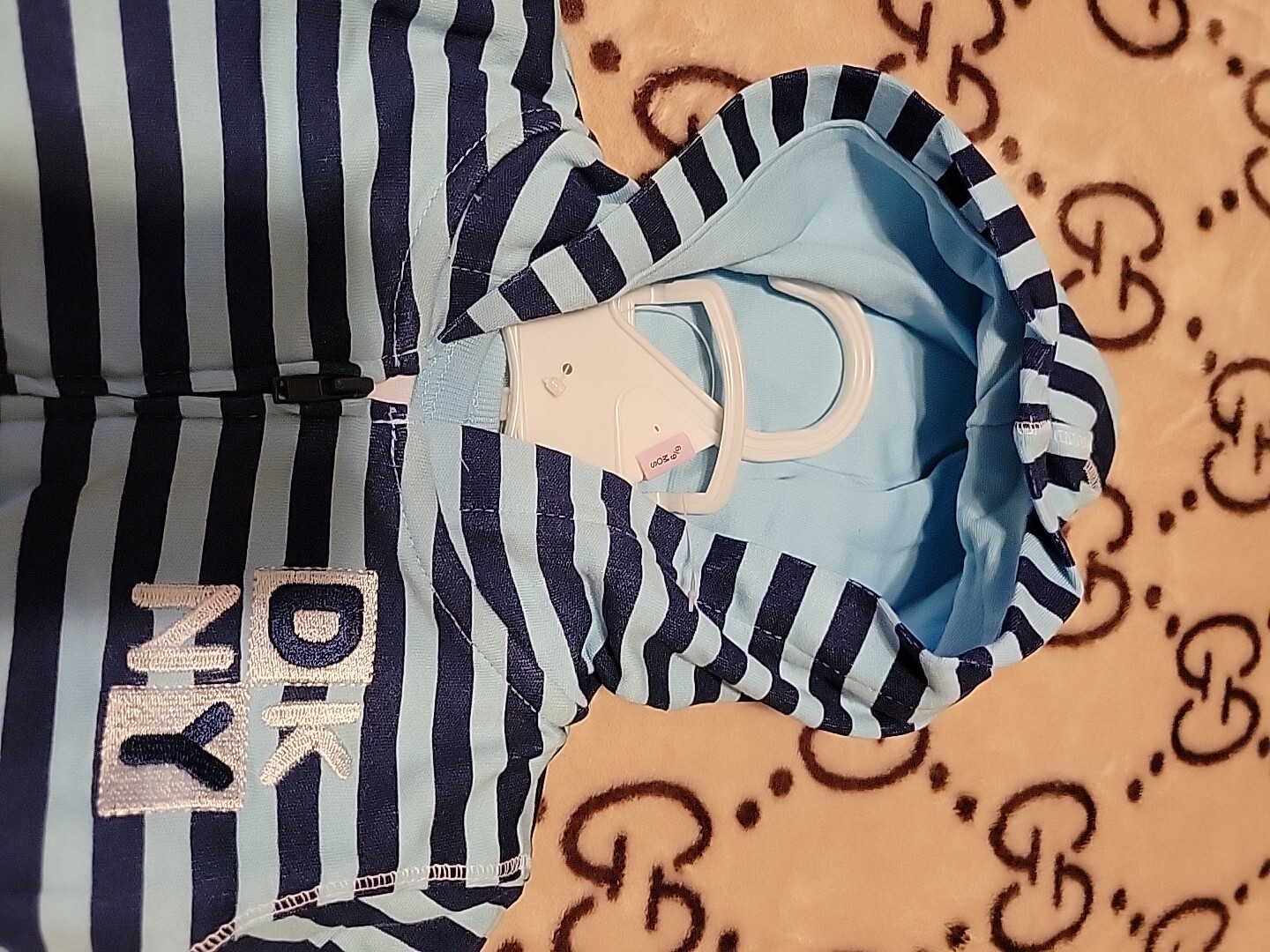Dkny Baby 6-9 Month 3 Piece Set Boys Blue Stripes image 7