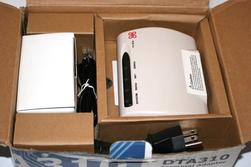 8x8 Original DTA310 Broadband VOIP Phone Data Terminal Adapter Vintage Tech