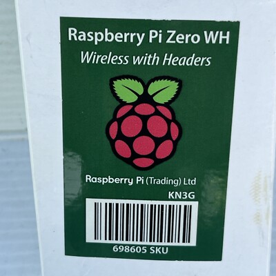 Raspberry Pi Zero WH Wireless with Pre-Soldered Headers - New - Open Box