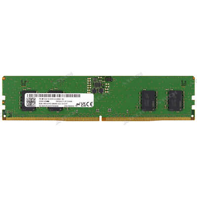 Micron 8GB 1Rx16 PC5-4800 DIMM DDR5-38400 288-Pin Non-ECC Desktop