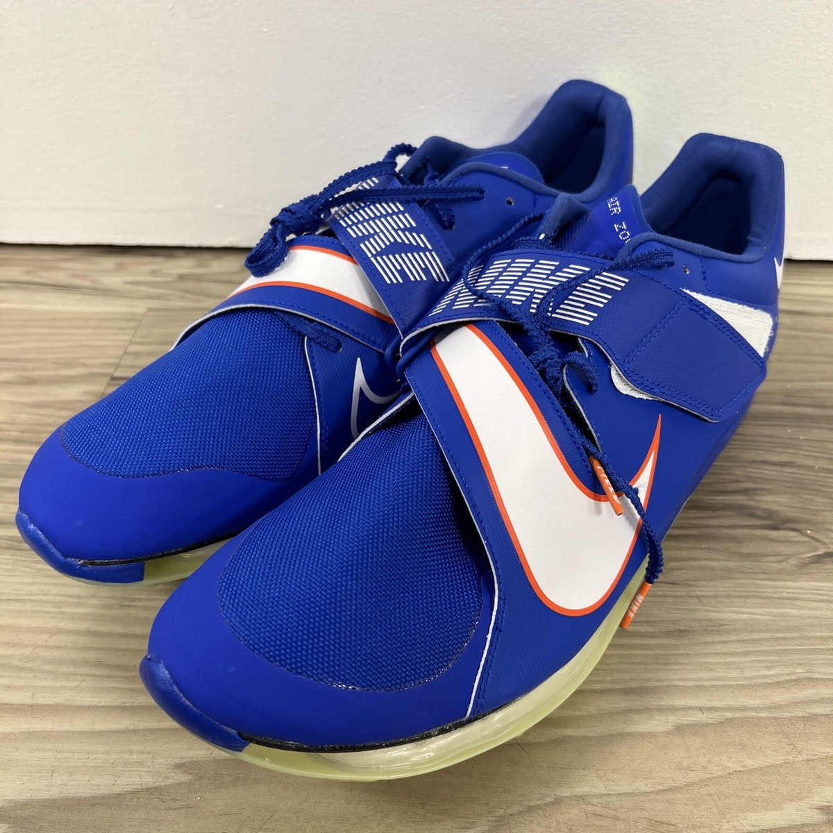 NIKE AIR ZOOM LJ ELITE LONG JUMP Track & Field Blue Men Size 12 CT0079-400 NWOB NIKE AIR ZOOM LJ ELITE LONG JUMP Track & Field Blue Men Size  main image 2