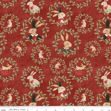 Hop Hop Hooray C14272 Red by Teresa Kogut for Riley Blake Designs -by half-yard