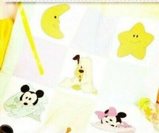 5 SCHEMI PUNTO CROCE BABY DISNEY PER TRAPUNTINO CON STELLA E LUNA SU USB