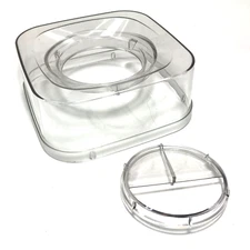 Cuisinart Ice Cream Maker ICE-31 ICE-31R 2-Piece CLEAR LID COVER TOP DOME OEM