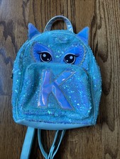 justice blue owl backpack