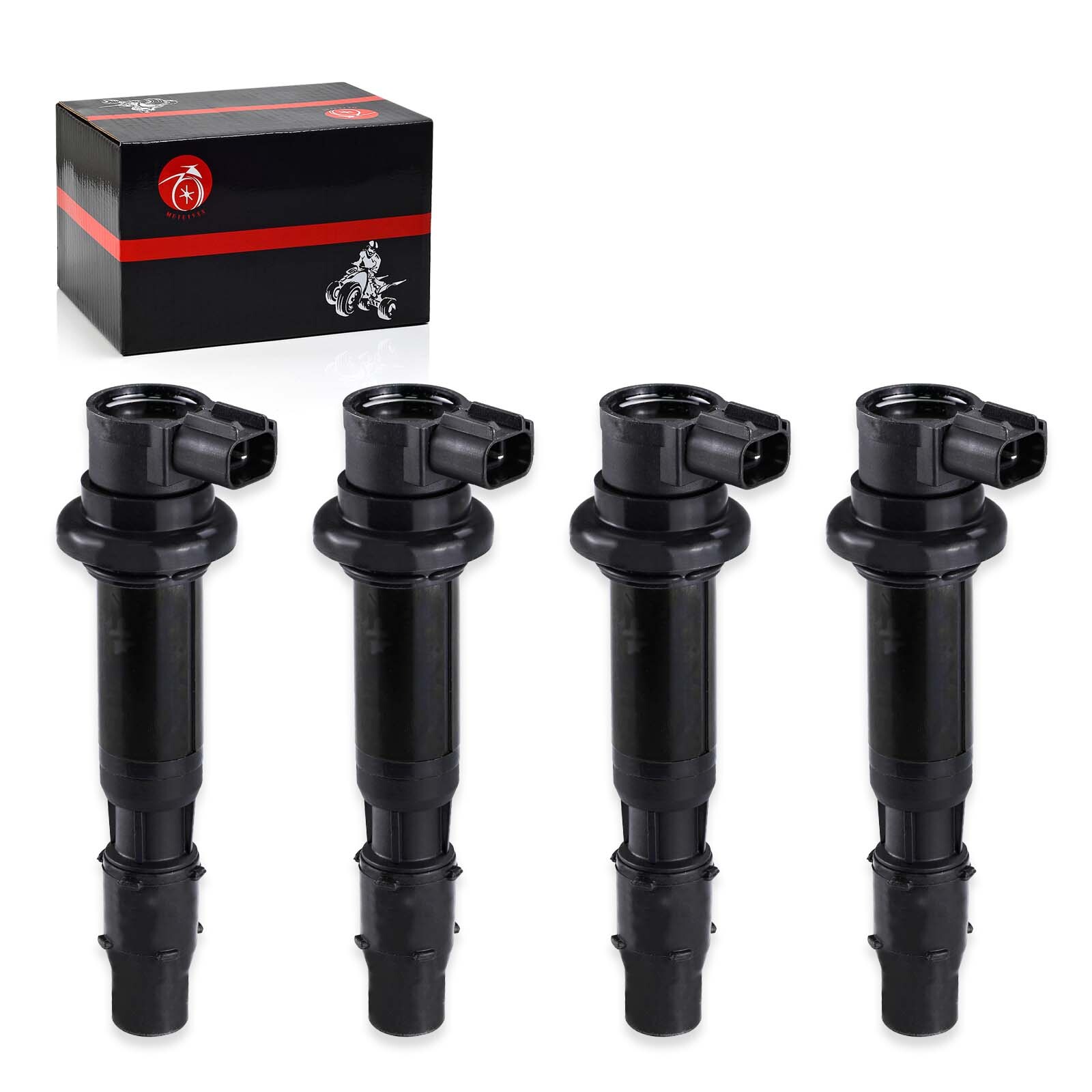 4 Ignition Coils For Kawasaki Ninja ZX6R 20002002 Ninja ZX600 ZZR600