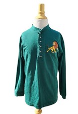 Vintage 90's The Lion King Simba Long Sleeve Shirt Size 10-12 Disney Store 