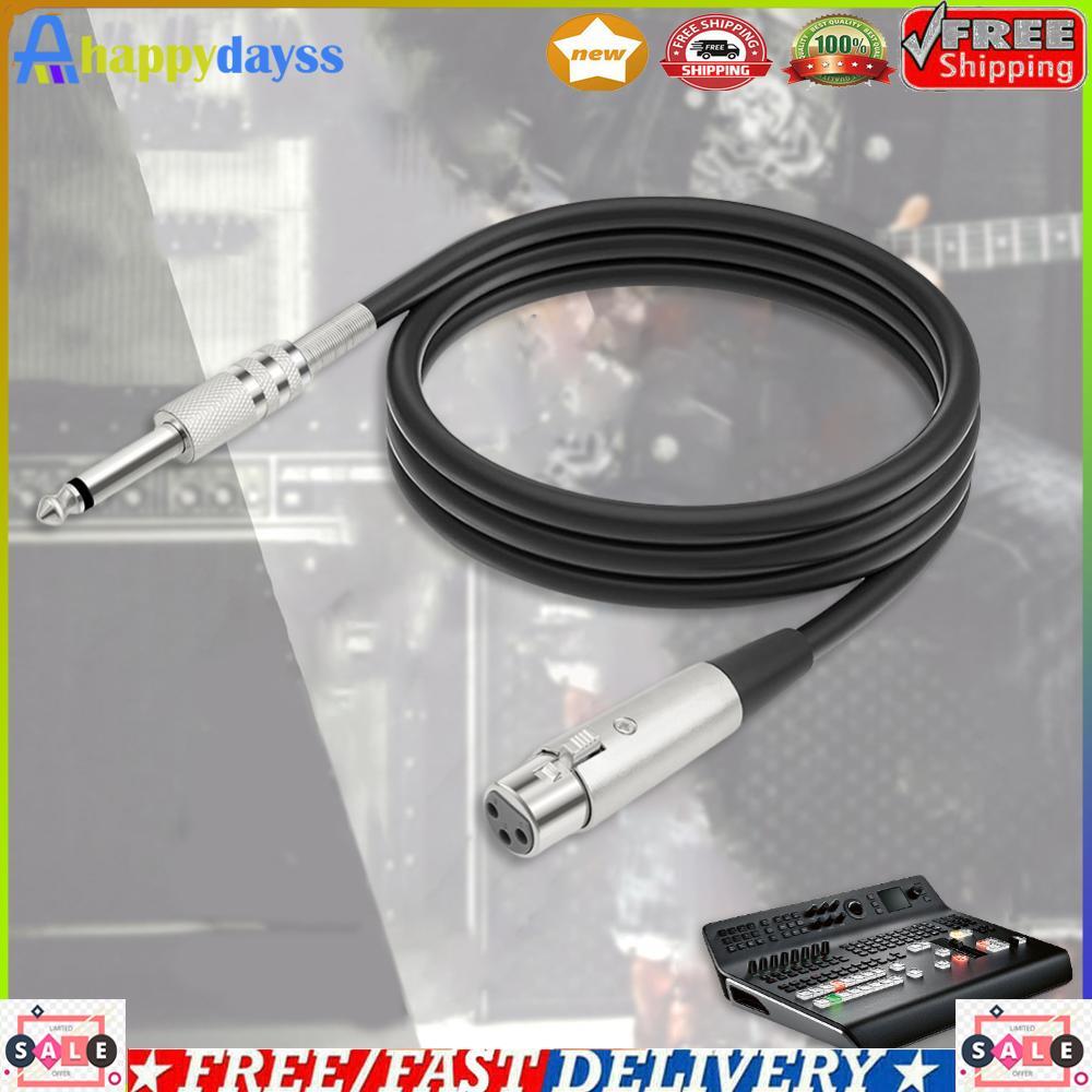 Braided Unbalanced Microphone Cable for Speaker Guitar Amplifier AMP
