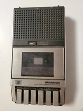 Vintage Soundesign Cassette Recorder - 4354-  Black & Gray TESTED Works 