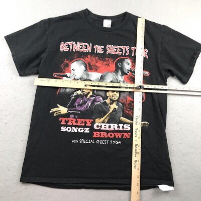 BETWEEN THE SHEETS TOUR Tシャツ Between The Sheets Tour Shirt Mens Medium Black Tee Chris