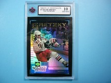 1999/00 UPPER DECK MCDONALD'S HOCKEY CARD #1 WAYNE GRETZKY KSA 10 GEM MT UD RJ