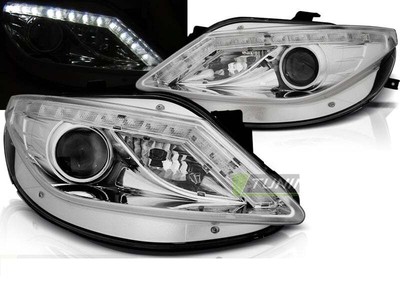 Projektorin ajovalot, joissa päivänvalo LED, for Seat Ibiza 6J 08-12 Chrome LPSE
