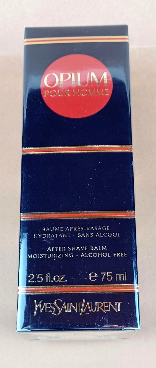 YSL YVES SAINT LAURENT OPIUM AFTERSHAVE BALM 75ml ALCOHOL FREE NEU FOLIE