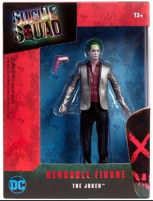 SUICIDE SQUAD THE JOKER BENDABLE FIGURE DC COMICS ACTION FIGURES TOY    T7