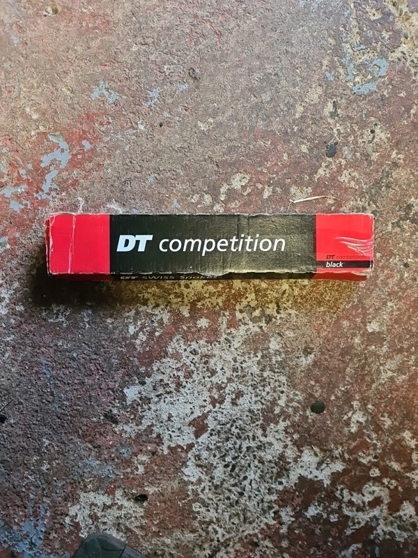 DT SWISS Competition Race Spokes. Box Of 73 J bend