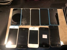 Lots 10 Apple iPhones 4-5 Not Working READ A652