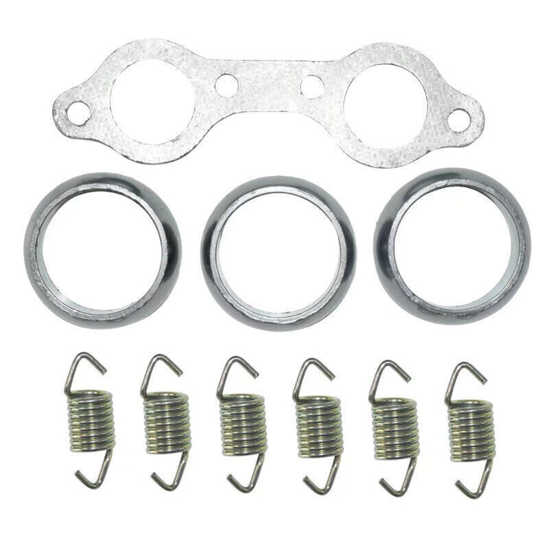 Caltric Exhaust Donut Gasket For Polaris Ranger 800 4x4 EFI 2010-2011 - Graphite Seal, Fits Between Muffler & Pipe
