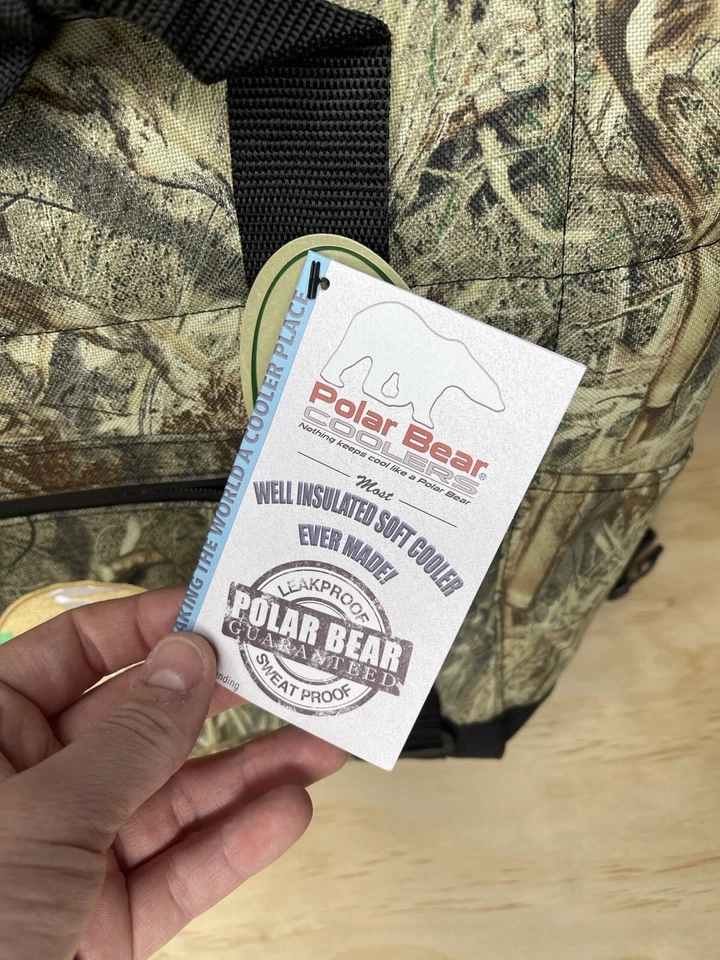 Polar Bear, Mossy Oak Camo, Cooler, 18 X 13 12pack - Image 4 of 4
