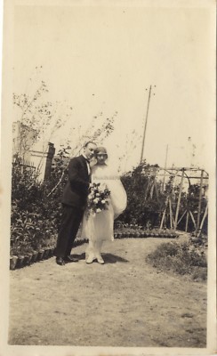 Hochzeitsfotografie Amateur Snapshot PL10L2-10 Vintage