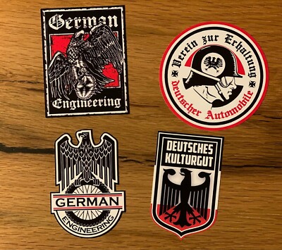 KULTURGUT Auto Aufkleber Sticker Set Oldtimer Youngtimer KULT Retro Adler #940