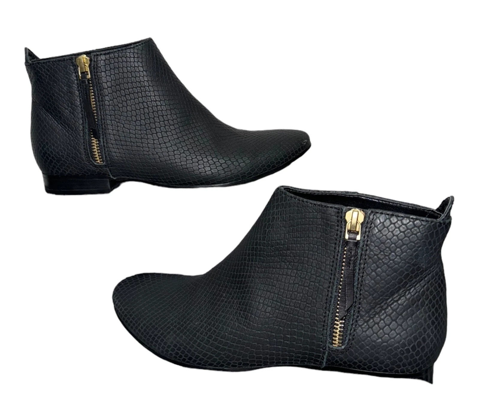COLE HAAN GRAND OS BOOTIES WOMENS SNAKE PRINT SIZE 6B