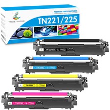 4 Pack Color TN221 TN225 Toner For Brother HL-3170CDW MFC-9130CW MFC-9340CDW