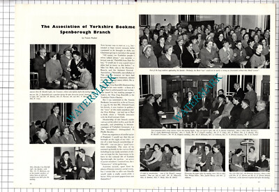 Association Of Yorkshire Bookmen Spenborough Iris Holt Gingell -  1956 Article