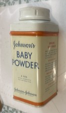 Vintage Johnson s Baby Powder Tin 4 oz Unused Johnson Johnson Metal Can USA