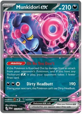 Pokemon Munkidori ex 37 / 64  SV: Shrouded Fable 