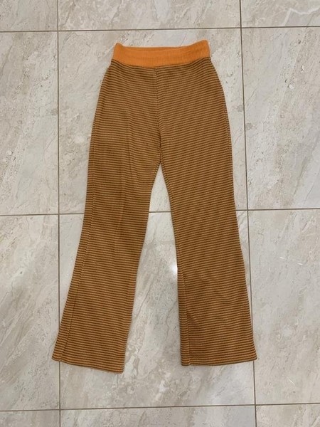 Women ZARA Trousers Orange 36 / S / 44