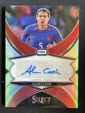 Alana Cook 2024-25 Panini Select Fifa Signatures Silver Auto #SS-AC