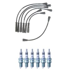 Denso Ignition Wires And Ngk Spark Plugs Kit For Triumph Tr6 1975-1976 2.5l L6 Denso Ignition Wires And Ngk Spark Plugs Kit For Triumph Tr6 1975-1976 2.5l L6