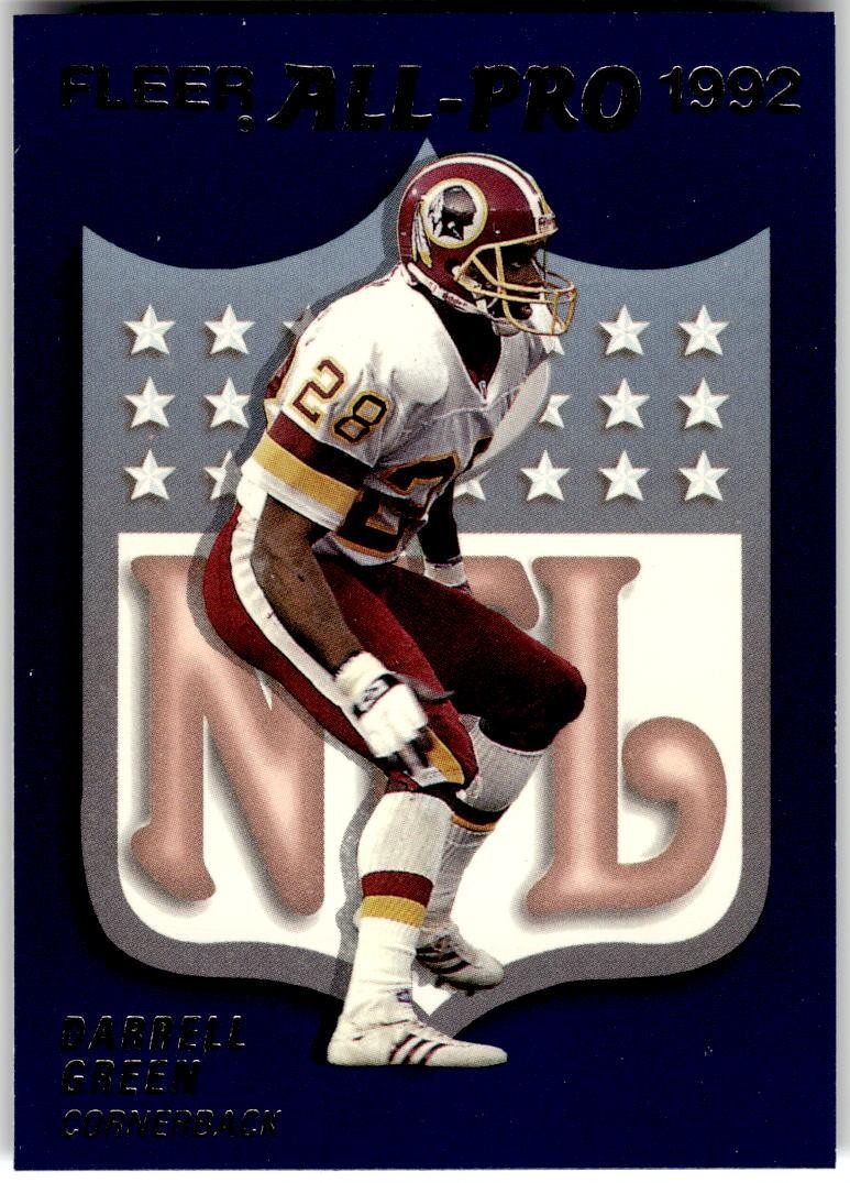 1992 Fleer #20 Darrell Green Fleer All-Pro 1992