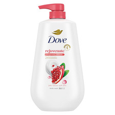 Dove Body Wash with Pump Rejuvenate Pomegranate  Hibiscus for 24Hr Lotion-Soft