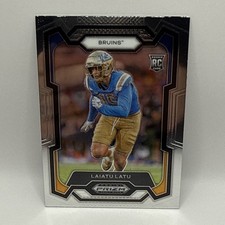 2024 Panini Prizm LAIATU LATU #121 RC Rookie Football Card - UCLA - Colts. rookie card picture